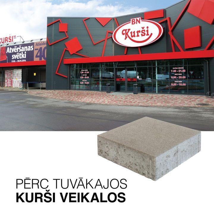 Vēlies iegādāties bruģi tagad un tūlīt!? Meklē tuvāko BN Kurši veikalu – tur pieejams…
