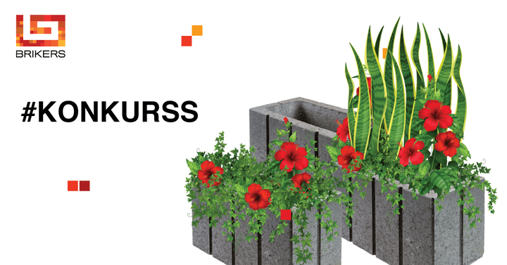 #KONKURSS! Laimē 10 FLORA CUBE labiekārtošanas elementus no Brikers! Dārza bloks FLORA CUBE ir…