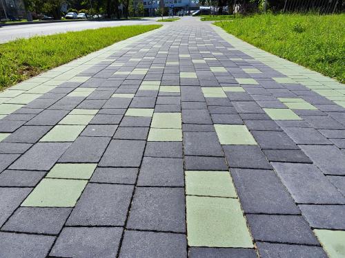 Mitava Mosaic 6 black un Mitava mosaic 6 green